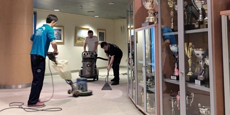 İş hanı ortak alan temizliği